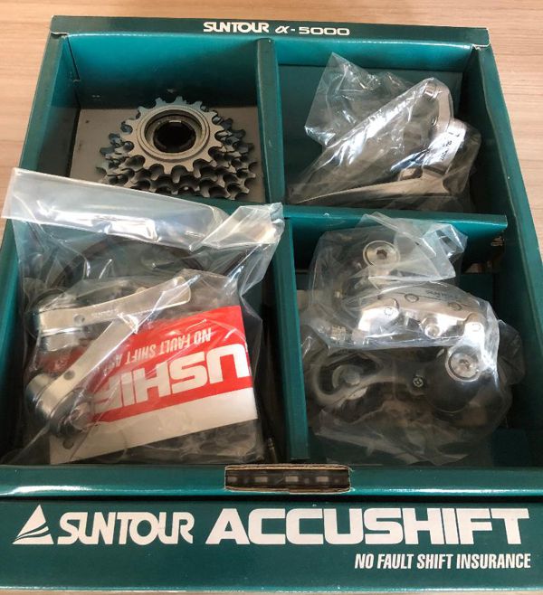 Image of SunTour Accushift groupset